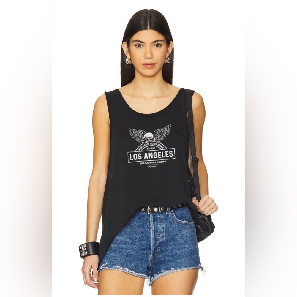 The Laundry Room Black Los Angeles Muscle Tee